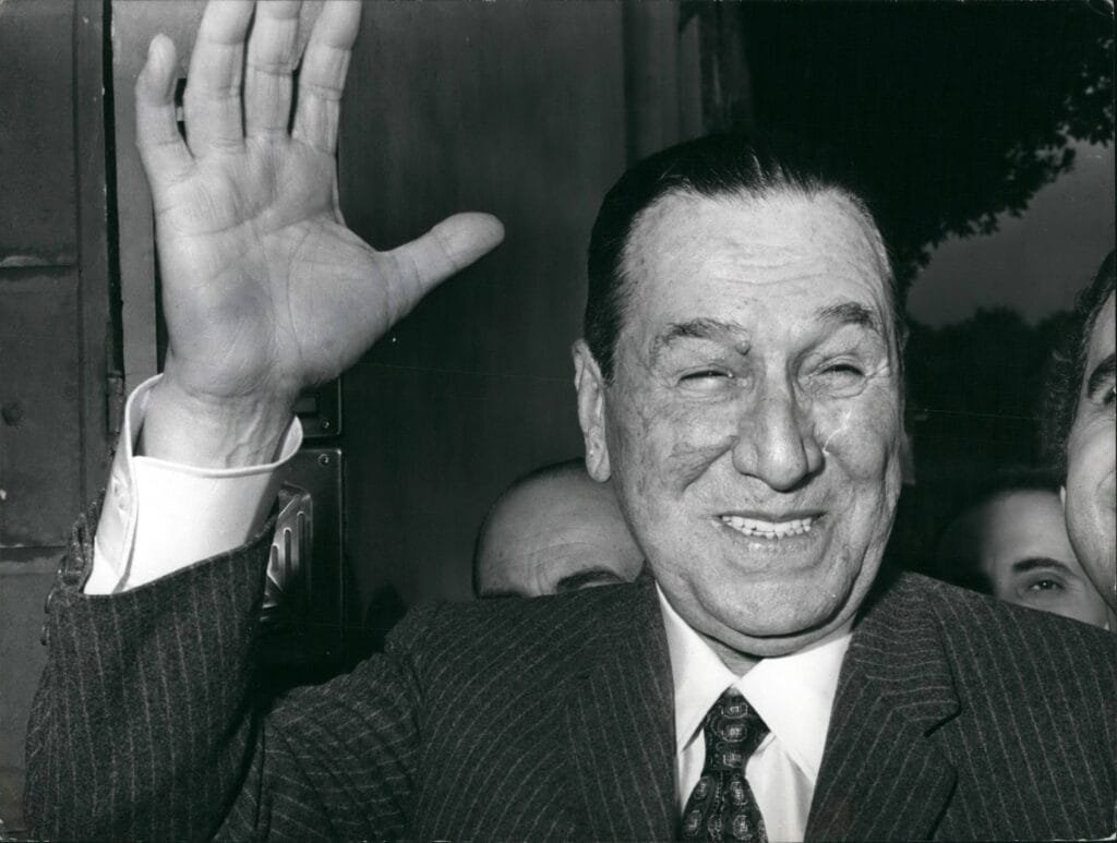 El expresidente Juan Domingo Perón en su tercera presidencia.