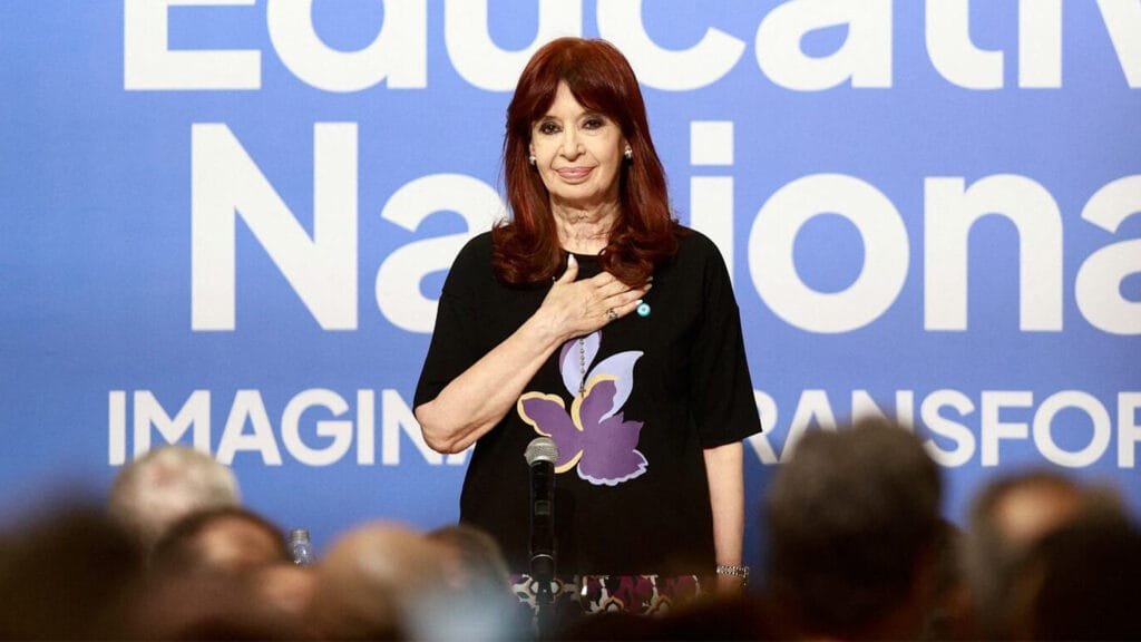 Cristina Fernádez de Kirchner en la apertura del Congreso Nacional Educativo Imaginar y transformar.