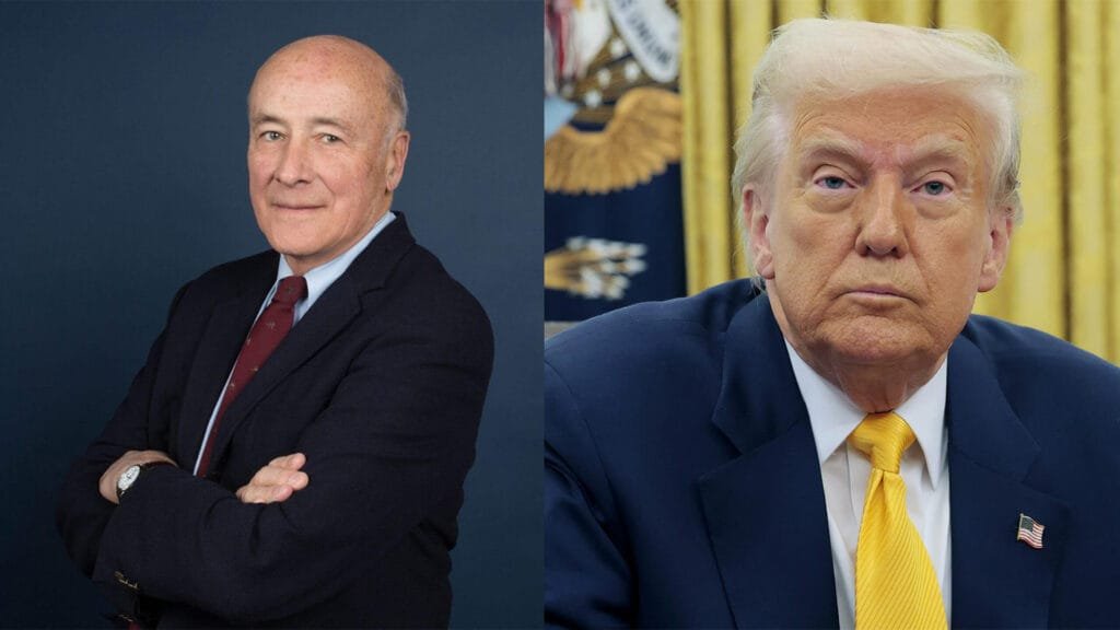 Joseph Nye y Donald Trump.