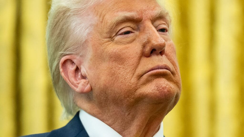 Donald Trump primer plano