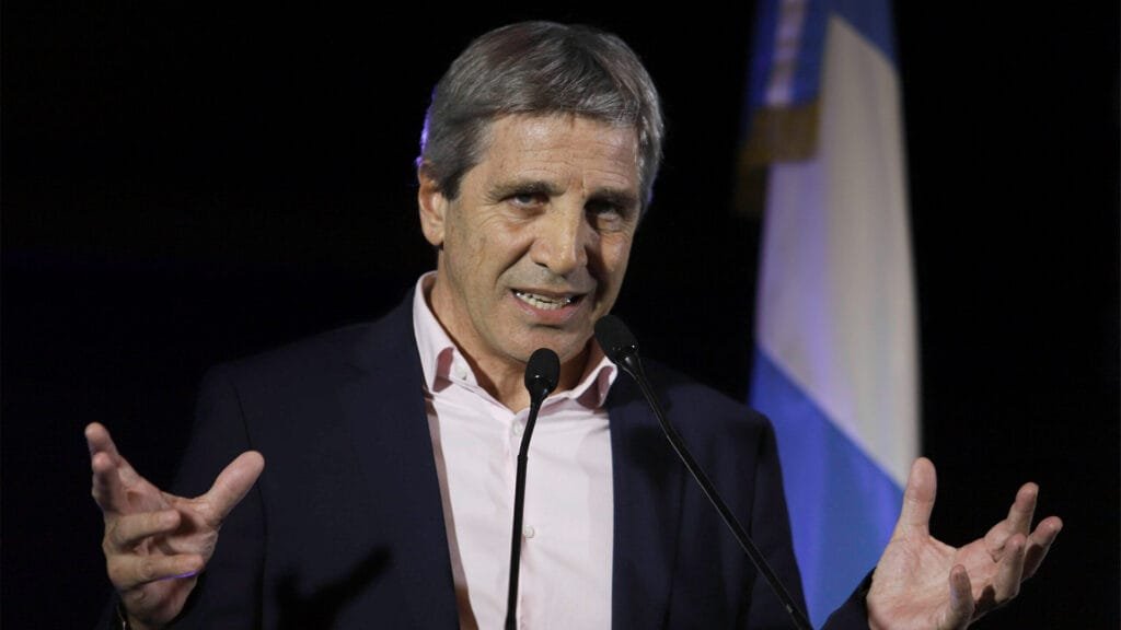 Luis Caputo, ministro de Economía de la Nación.
