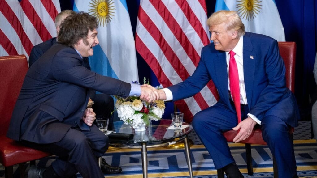 Javier Milei y Donald Trump