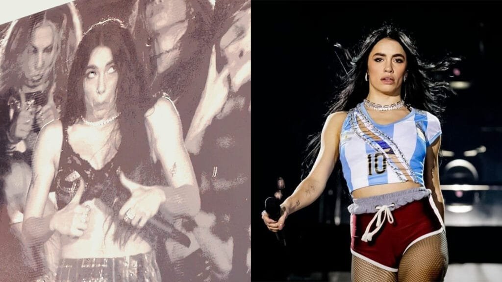 Lali imita presidente Milei Argentina