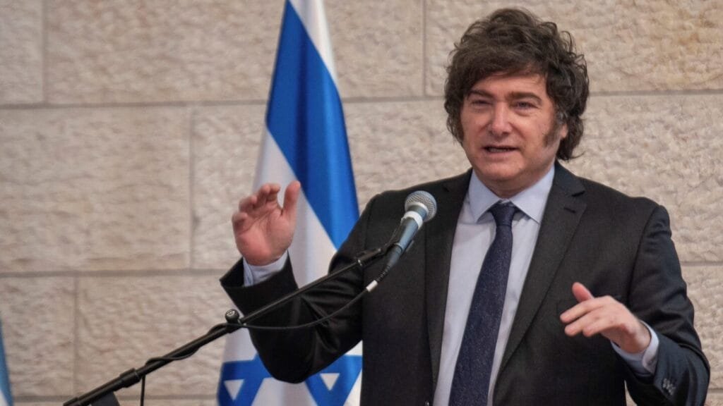 Milei en Israel