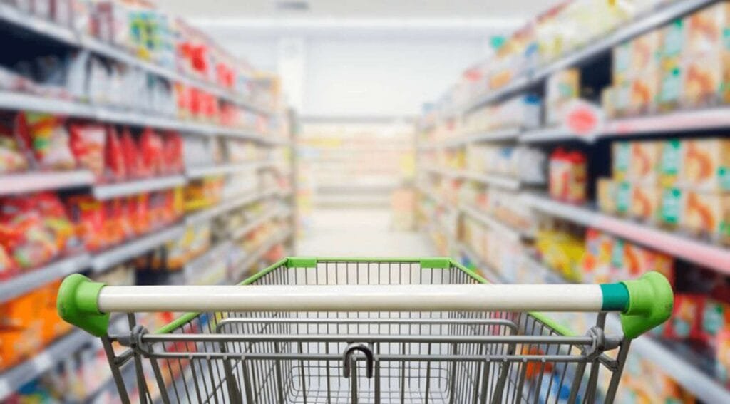 carrito de supermercado vacío
