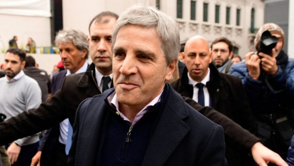 Ministro de Economía Luis Toto Caputo en la Sociedad Rural Argentina